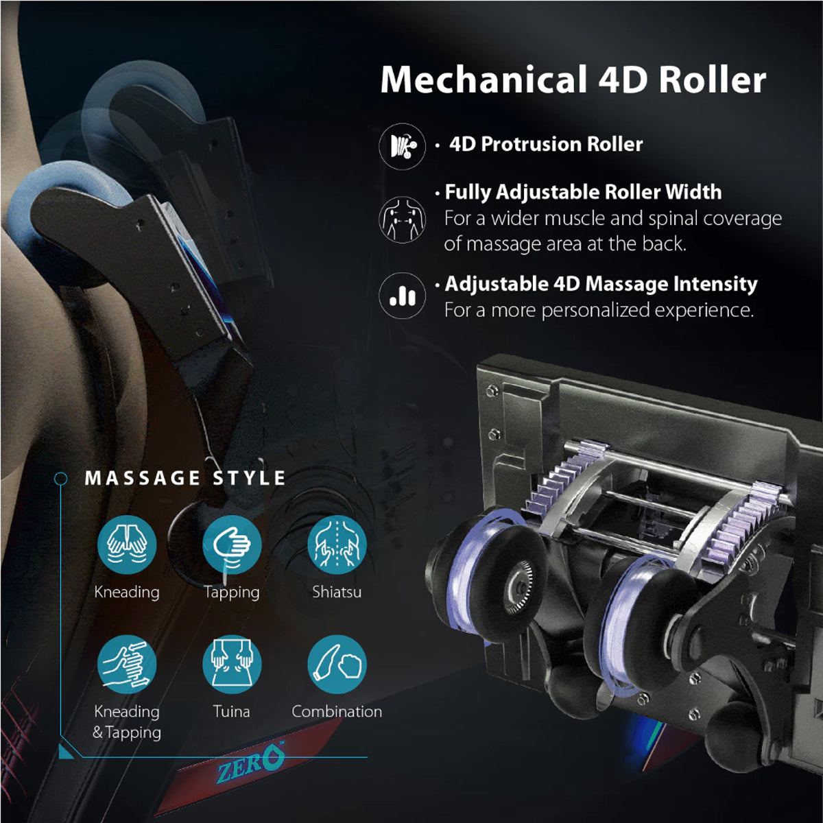 Zero HealthCare U-R7 Super Series Full Body Recliner Massage Chair Redefining Relaxation with AI-Powered Innovation and Intelligent Massage Therapies