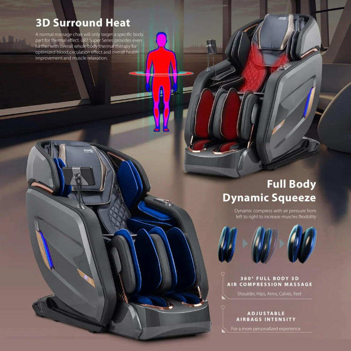 U-R7 Super Series AI 2.0 Massage Chair