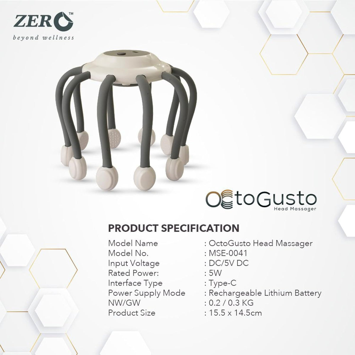 OctoGusto Head Massager